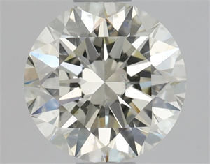 Picture of Natural Diamond 0.70 Carats, Round with Excellent Cut, L Color, SI2 Clarity and Certified by GIA