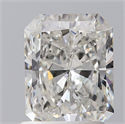 Natural Diamond 1.50 Carats, Radiant with  Cut, G Color, SI1 Clarity and Certified by GIA