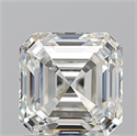 Natural Diamond 1.50 Carats, Asscher with  Cut, J Color, VS1 Clarity and Certified by GIA