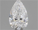 Natural Diamond 0.40 Carats, Pear with  Cut, E Color, SI1 Clarity and Certified by GIA