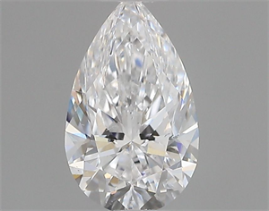 Picture of Natural Diamond 0.40 Carats, Pear with  Cut, E Color, SI1 Clarity and Certified by GIA