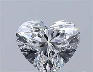 Picture of Natural Diamond 0.30 Carats, Heart with  Cut, D Color, VS1 Clarity and Certified by GIA