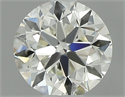 Natural Diamond 0.40 Carats, Round with Very Good Cut, I Color, IF Clarity and Certified by IGI