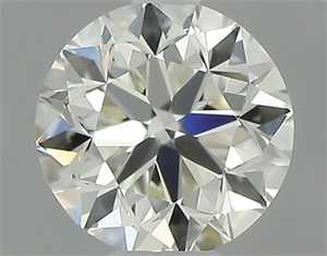 Picture of Natural Diamond 0.40 Carats, Round with Very Good Cut, I Color, IF Clarity and Certified by IGI