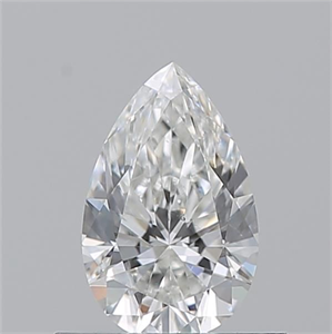 Picture of Natural Diamond 0.55 Carats, Pear with  Cut, G Color, SI1 Clarity and Certified by GIA