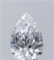 Diamante Natural 0.31 quilates, De pera , Color D, claridad VVS2 y certificado GIA