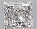 Natural Diamond 0.70 Carats, Princess with  Cut, E Color, SI2 Clarity and Certified by GIA