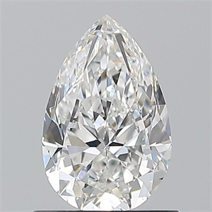 Picture of Natural Diamond 0.90 Carats, Pear with  Cut, F Color, VS1 Clarity and Certified by GIA