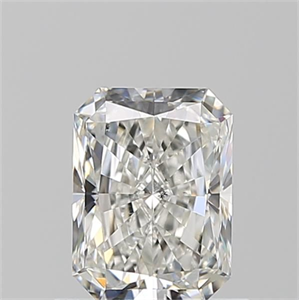 Picture of Natural Diamond 0.91 Carats, Radiant with  Cut, H Color, SI1 Clarity and Certified by GIA