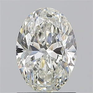 Picture of Natural Diamond 1.20 Carats, Oval with  Cut, H Color, VS1 Clarity and Certified by GIA