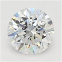 Lab Grown Diamond 1.08 Carats, Round with Excellent Cut, D Color, VVS2 Clarity and Certified by IGI