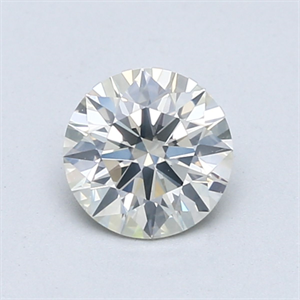 Picture of Natural Diamond 0.85 Carats, Round with Excellent Cut, K Color, SI2 Clarity and Certified by GIA