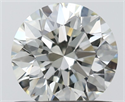 Natural Diamond 0.71 Carats, Round with Excellent Cut, J Color, VS2 Clarity and Certified by IGI