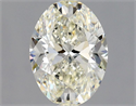 Natural Diamond 1.01 Carats, Oval with  Cut, K Color, VVS2 Clarity and Certified by GIA