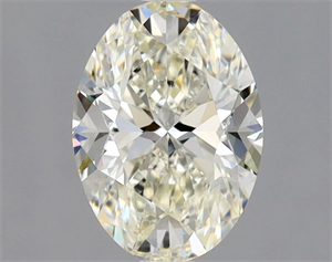 Picture of Natural Diamond 1.01 Carats, Oval with  Cut, K Color, VVS2 Clarity and Certified by GIA