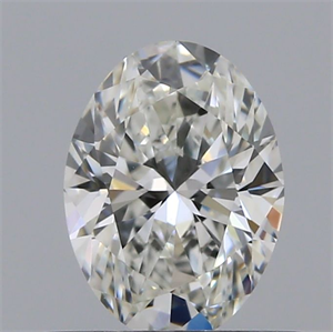 Picture of Natural Diamond 0.53 Carats, Oval with  Cut, G Color, VVS2 Clarity and Certified by GIA