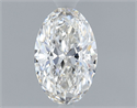 Natural Diamond 0.70 Carats, Oval with  Cut, F Color, VVS2 Clarity and Certified by GIA
