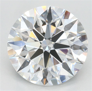 Picture of Lab Grown Diamond 3.64 Carats, Round with Ideal Cut, D Color, VVS1 Clarity and Certified by IGI
