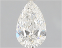 Natural Diamond 0.90 Carats, Pear with  Cut, H Color, SI2 Clarity and Certified by GIA