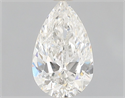 Natural Diamond 0.90 Carats, Pear with  Cut, H Color, SI2 Clarity and Certified by GIA