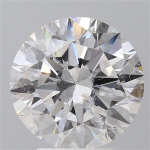 Picture of Natural Diamond 3.00 Carats, Round with Very Good Cut, D Color, SI2 Clarity and Certified by IGI
