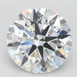 Picture of Lab Grown Diamond 4.34 Carats, Round with Ideal Cut, D Color, VVS1 Clarity and Certified by IGI