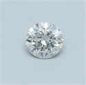 Natural Diamond 0.40 Carats, Round with Very Good Cut, J Color, SI1 Clarity and Certified by GIA