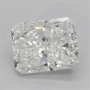 Foto Diamante Natural 1.70 quilates, Radiante , Color H, claridad SI1 y certificado GIA de