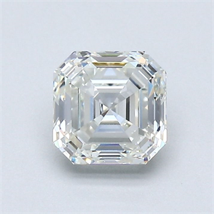 Foto Diamante Natural 0.94 quilates, Asscher , Color J, claridad VVS2 y certificado GIA de