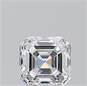 Natural Diamond 0.90 Carats, Asscher with  Cut, D Color, VVS2 Clarity and Certified by GIA