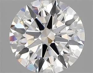 Picture of Lab Grown Diamond 2.82 Carats, Round with Ideal Cut, D Color, VVS2 Clarity and Certified by IGI