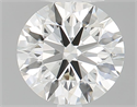 Natural Diamond 0.50 Carats, Round with Excellent Cut, K Color, IF Clarity and Certified by GIA