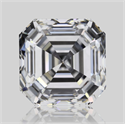 Natural Diamond 1.05 Carats, Asscher with  Cut, D Color, VVS1 Clarity and Certified by GIA