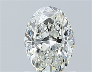 Picture of Natural Diamond 0.90 Carats, Oval with  Cut, I Color, VVS1 Clarity and Certified by GIA