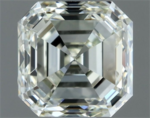 Picture of Natural Diamond 1.00 Carats, Asscher with  Cut, K Color, VVS2 Clarity and Certified by IGI