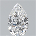 Diamante Natural 0.67 quilates, De pera , Color D, claridad VS1 y certificado GIA