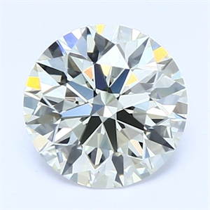 Picture of Natural Diamond 0.70 Carats, Round with Excellent Cut, L Color, VVS1 Clarity and Certified by GIA