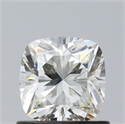 Natural Diamond 0.81 Carats, Cushion with  Cut, K Color, VVS2 Clarity and Certified by GIA