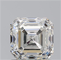 Natural Diamond 1.50 Carats, Asscher with  Cut, H Color, VS1 Clarity and Certified by GIA