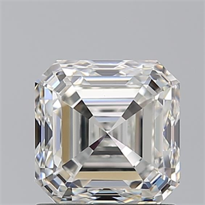 Picture of Natural Diamond 1.50 Carats, Asscher with  Cut, H Color, VS1 Clarity and Certified by GIA