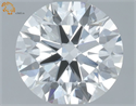 Lab Grown Diamond 1.03 Carats, Round with Ideal Cut, D Color, VVS2 Clarity and Certified by IGI