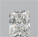 Natural Diamond 0.52 Carats, Radiant with  Cut, I Color, VVS2 Clarity and Certified by GIA