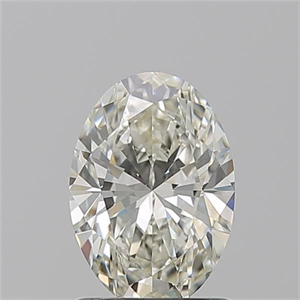 Foto Diamante Natural 1.22 quilates, Ovalado , Color J, claridad VS2 y certificado GIA de