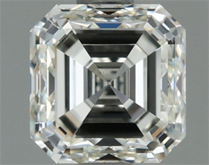Picture of Natural Diamond 1.00 Carats, Asscher with  Cut, J Color, SI1 Clarity and Certified by IGI