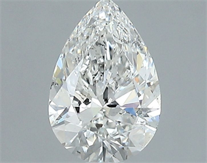 Picture of Natural Diamond 0.80 Carats, Pear with  Cut, F Color, SI2 Clarity and Certified by GIA