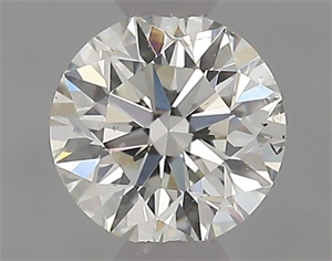 Picture of Natural Diamond 0.40 Carats, Round with Excellent Cut, I Color, SI1 Clarity and Certified by IGI