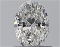 Diamante Natural 0.50 quilates, Ovalado , Color G, claridad VVS2 y certificado GIA