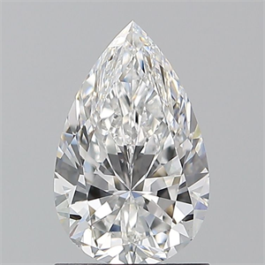 Picture of Natural Diamond 1.20 Carats, Pear with  Cut, E Color, VS2 Clarity and Certified by GIA