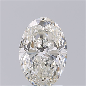 Picture of Natural Diamond 1.51 Carats, Oval with  Cut, I Color, VS1 Clarity and Certified by GIA