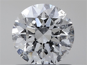 Picture of Natural Diamond 0.72 Carats, Round with Very Good Cut, E Color, SI2 Clarity and Certified by HRD